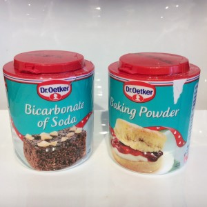 bicarbonate of soda and baking powder