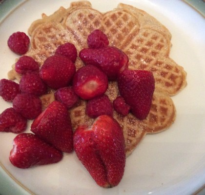 Apple and Cinnamon Waffles