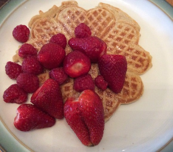 Apple and Cinnamon Waffles