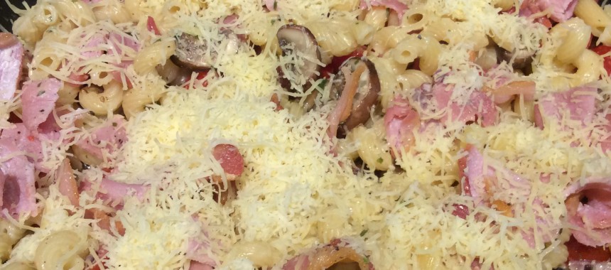 Bacon and Mushroom Pasta