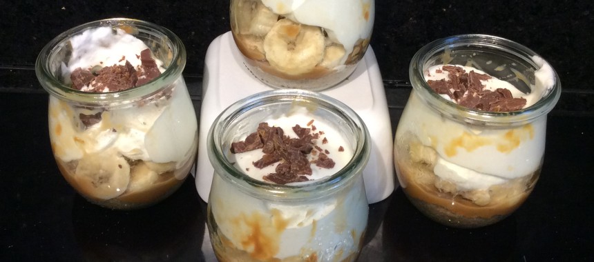 Banoffee Pie Pots