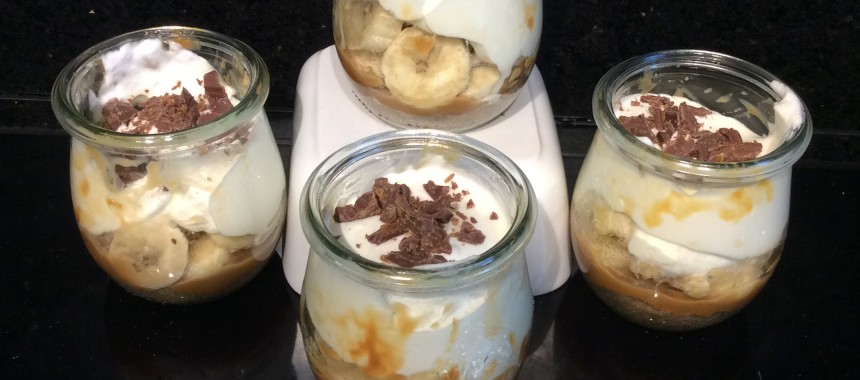 Banoffee Pie Pots