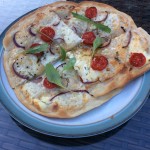 Flammkuchen with Goats Cheese