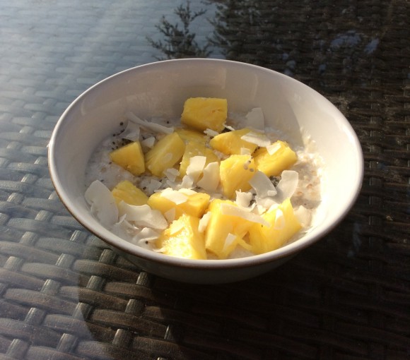 Pina colada Porridge