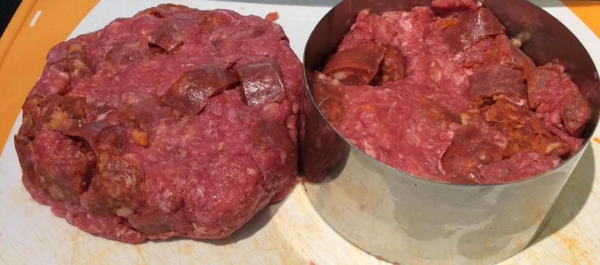 Chorizo burgers