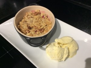 Rhubarb Crumble