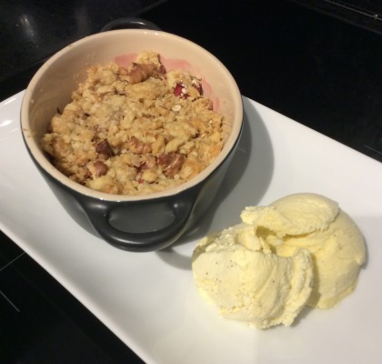 Rhubarb Crumble