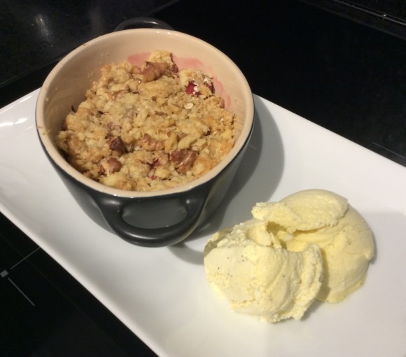 Rhubarb Crumble