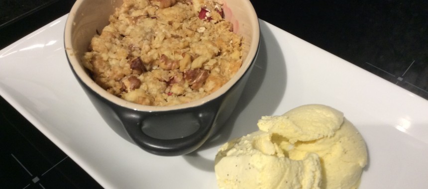 Rhubarb Crumble