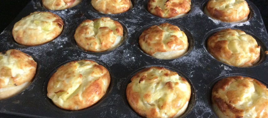 Leek and Cheese Mini Tartlets