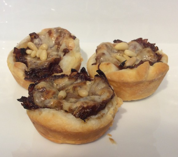 Caramelised Onion and Cheese Tarts