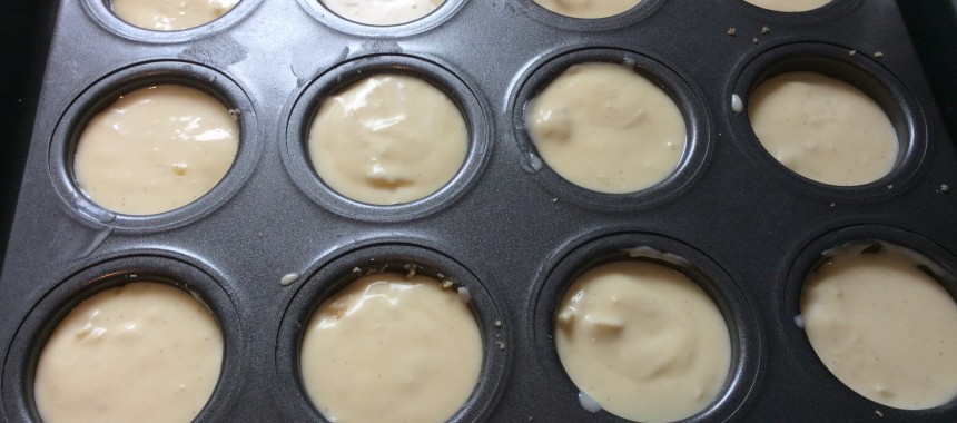 White Chocolate Mini Cheesecakes