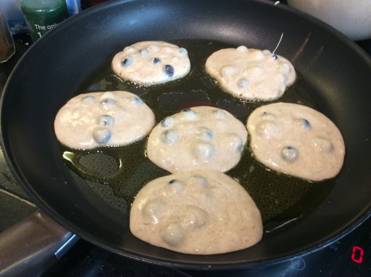 Gluten free blueberry pancakes Baking Beash