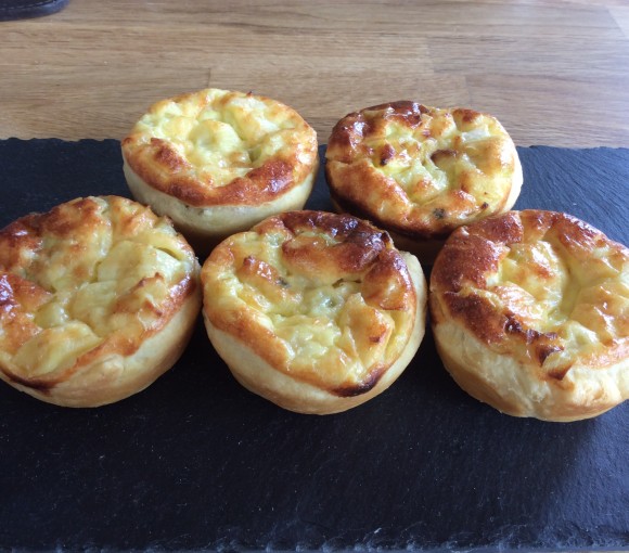 Leek and Cheese Mini Tartlets