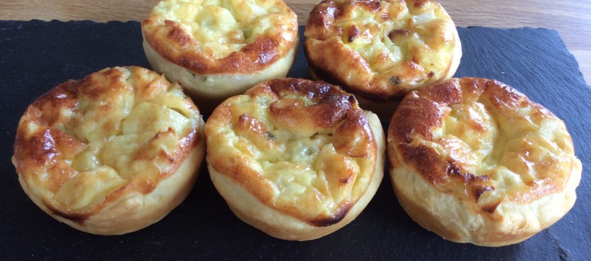 Leek and Cheese Mini Tartlets