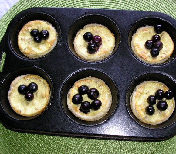 Light Blueberry Tartlets