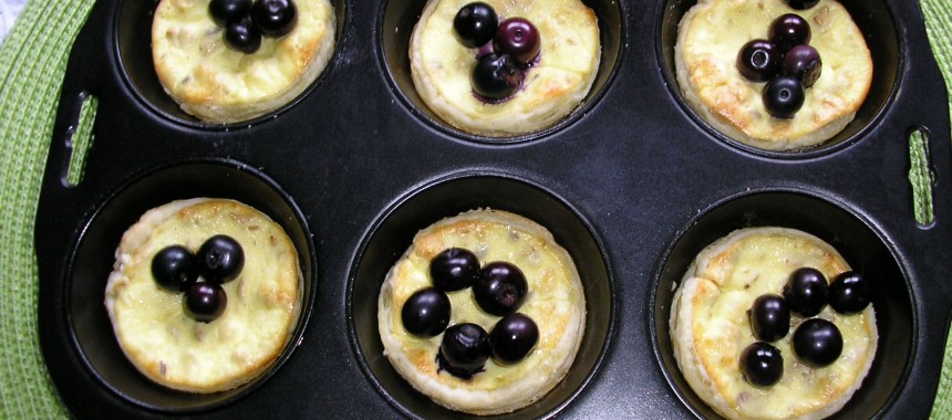 Light Blueberry Tartlets