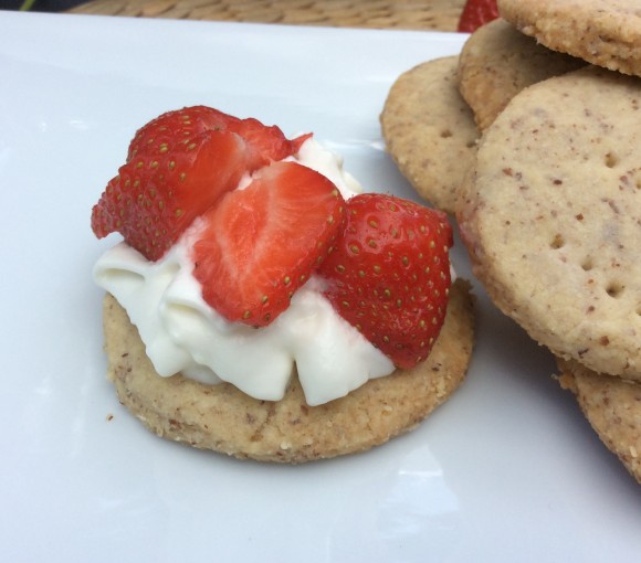 Low GI hazelnuts shortbread