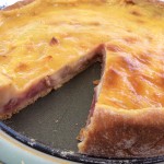 Rhubarb and Custard Cake