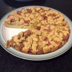 Rhubarb Crumble Cake