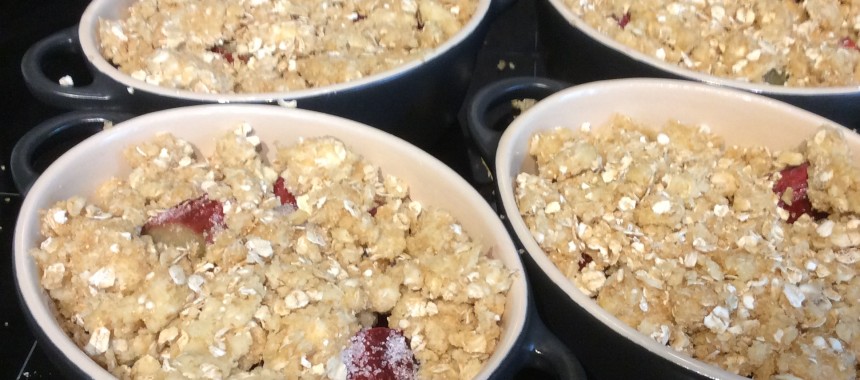 Rhubarb Crumble