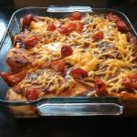 Sweet Potato and BBQ Enchiladas