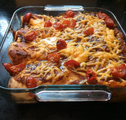 Sweet Potato Enchiladas