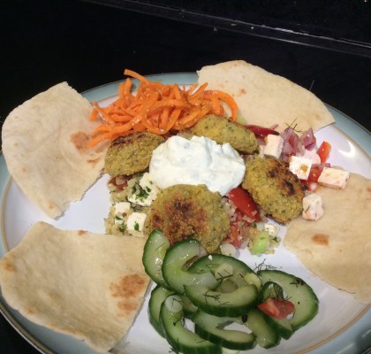 Falafel and Salad