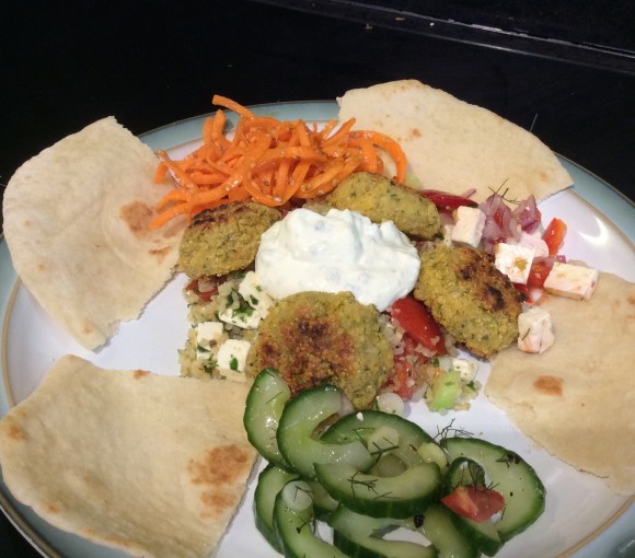 Falafel and Salad