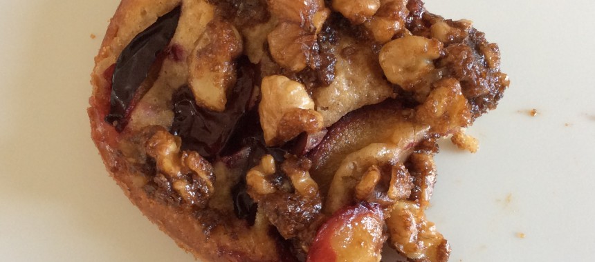 Plum and Walnut Cake