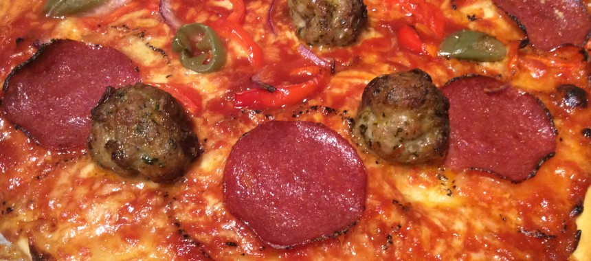 Italian Meatballs and BBQ Pizza