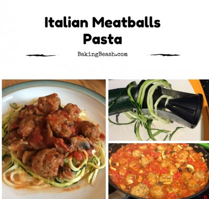 Italian Meatballs Pasta