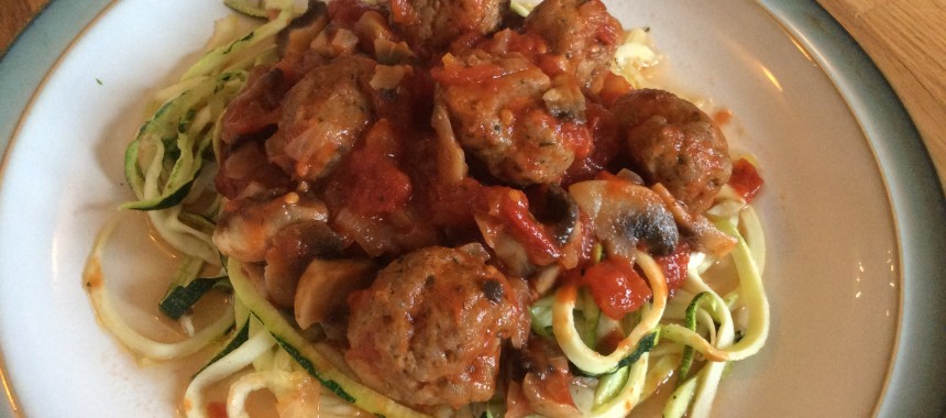 Italian Meatballs Pasta