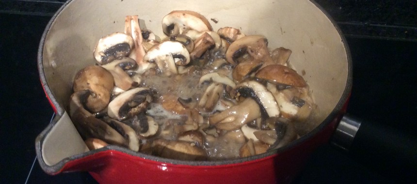 Schnitzel with Mushroom Sauce