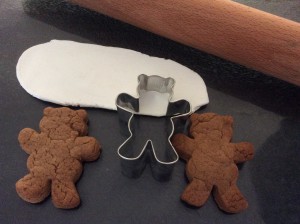 cutting teddy heads