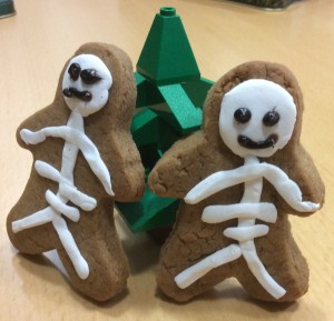 Gingerbread skeletons