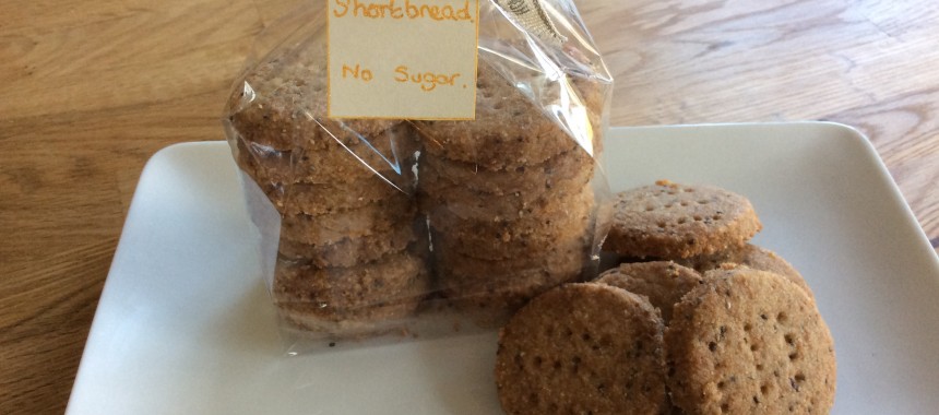 Lemon and Chia Seed Shortbread