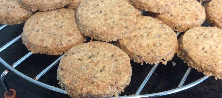 Lemon and Chia Seed Shortbread