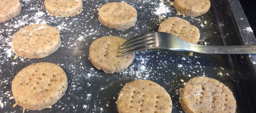 Lemon and Chia Seed Shortbread