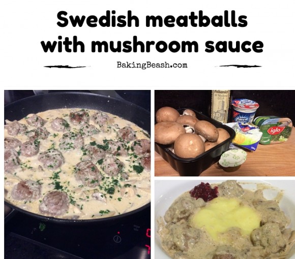 Swedish Meatballs with Mushroom Sauce