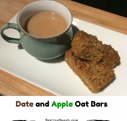 Date and apple oat bars