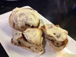 iced cinnamon buns