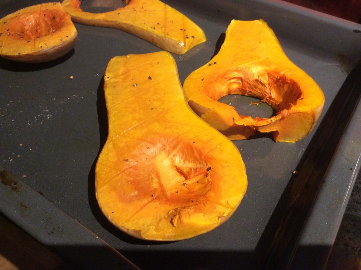 Goats Cheese and Butternut Squash Salad Baking Beash