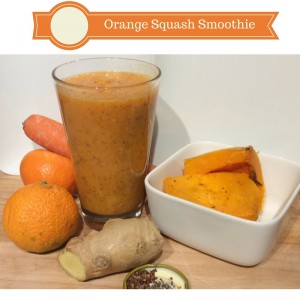 orange squash smoothie