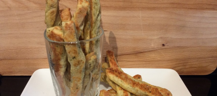 Cheese and Herb Bread Sticks