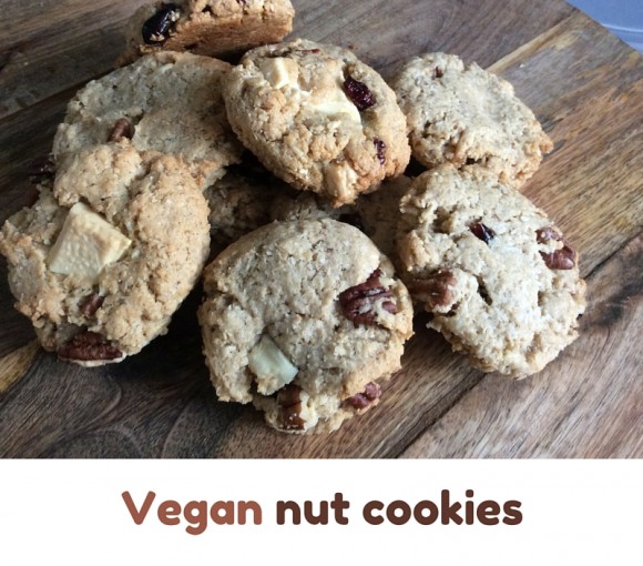 vegan nut cookies 1
