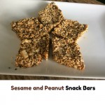 Sesame and Peanut Snack Bars