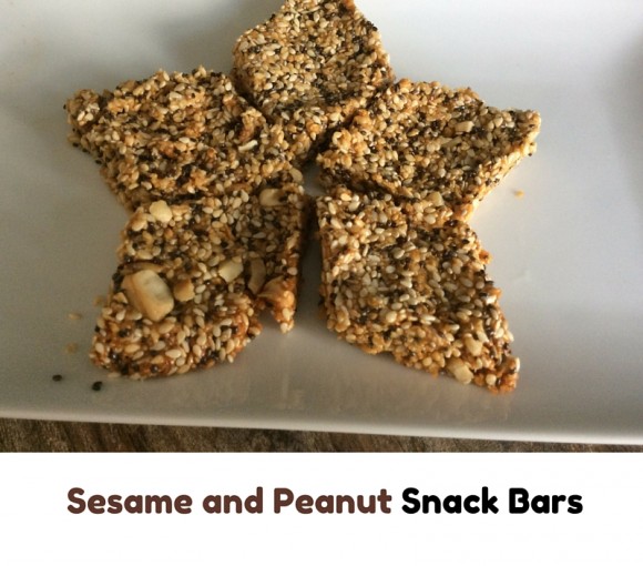 sesame and peanut snack bars