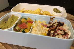 BBQ Chicken and Nachos Bento