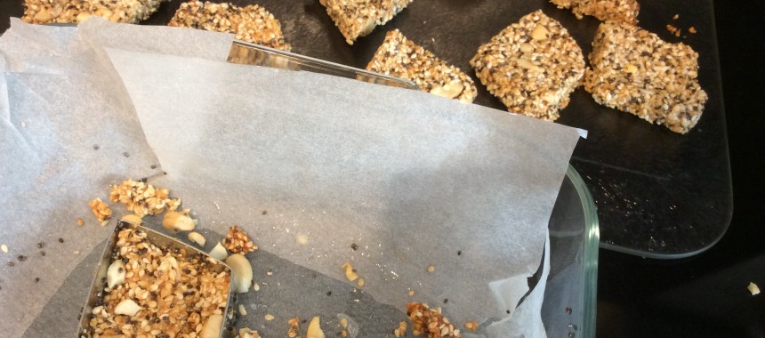 Sesame and Peanut Snack Bars